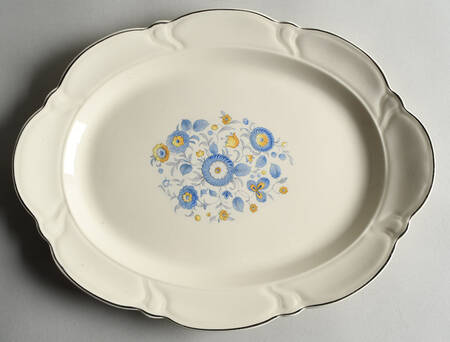 1229 13" Oval Serving Platter