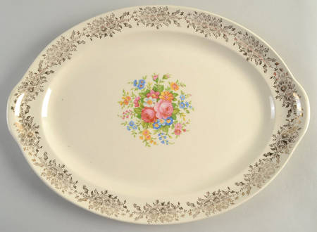 1871 15" Oval Serving Platter