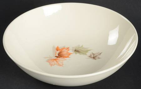 Autumn Spiral 9" Round Vegetable Bowl