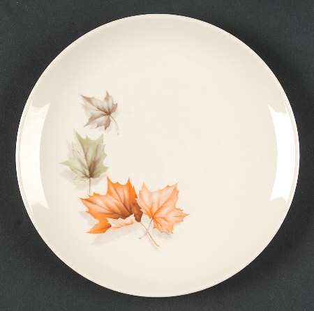Autumn Spiral Bread & Butter Plate