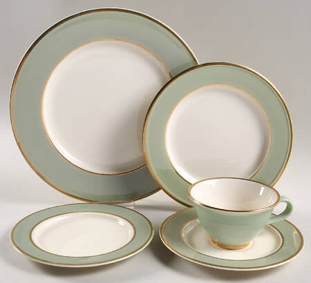 Classic Heritage Celadon Green 5 Piece Place Setting