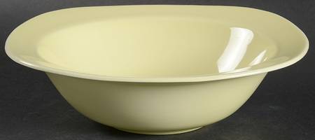 Conversation Yellow 9" Round Vegetable Bowl