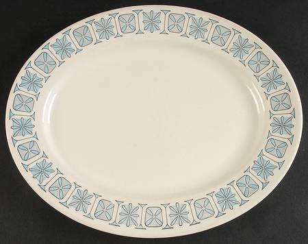 Corinthian 13" Oval Serving Platter