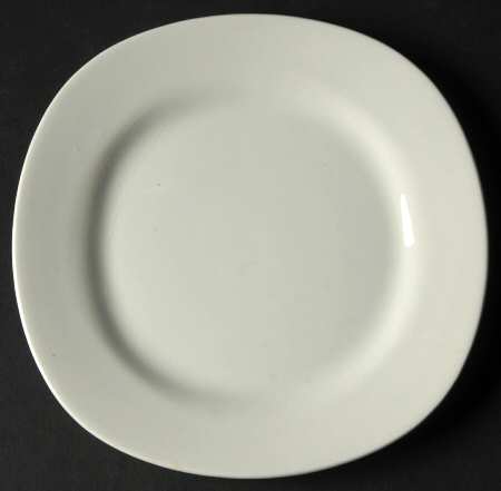 Conversation White Bread & Butter Plate