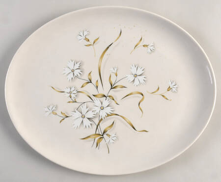 Dianthus 13" Oval Serving Platter