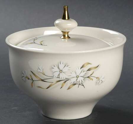 Dianthus Sugar Bowl & Lid