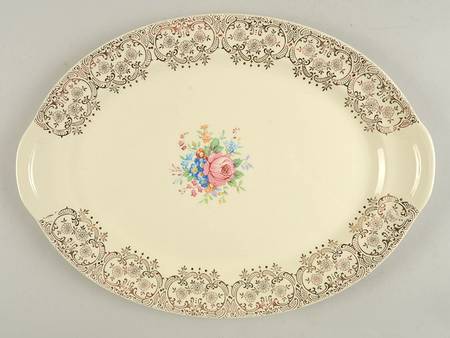 Diana (No Trim) 13" Oval Serving Platter
