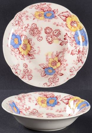Dogwood Pink Multicolor Fruit/Dessert (Sauce) Bowl by Taylor, Smith & Taylor (Ts&T)