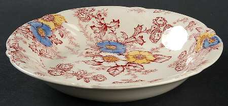 Dogwood Pink Multicolor Coupe Soup Bowl