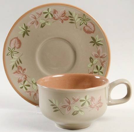 Dovan Flat Cup & Saucer Set