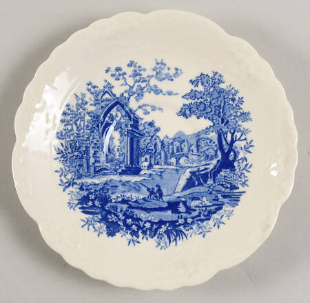 English Abbey Blue (Fairway) Saucer