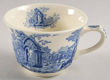 English Abbey Blue (Fairway) Flat Cup