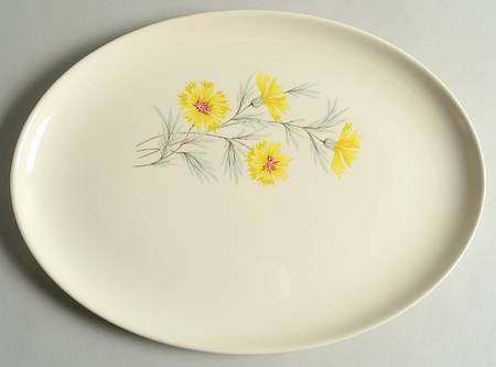 Golden Button 13" Oval Serving Platter