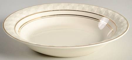 Golden Jubilee Rim Soup Bowl