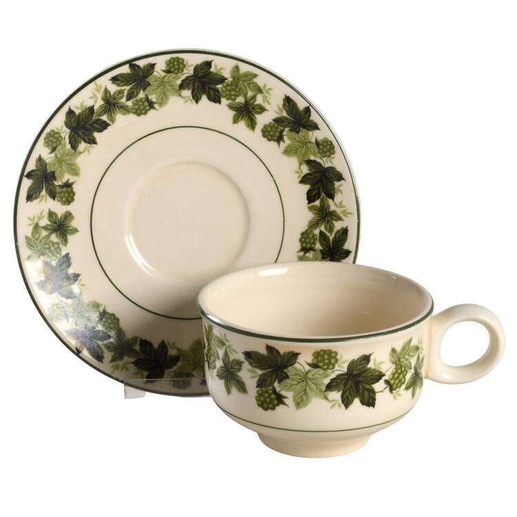 Greenbriar Flat Cup & Saucer Set