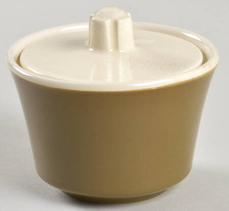 Green Span Sugar Bowl & Lid