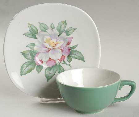 Lady Helen Flat Cup & Saucer Set