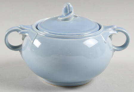 Luray Pastels Windsor Blue Sugar Bowl & Lid