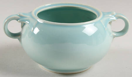Luray Pastels Surf Green Sugar Bowl No Lid