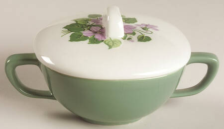 Marsh Violet Sugar Bowl & Lid