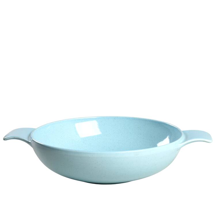 Pebbleford Turquoise 1.5 Quart Round Casserole No Lid