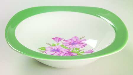 Petunia Rim Cereal Bowl