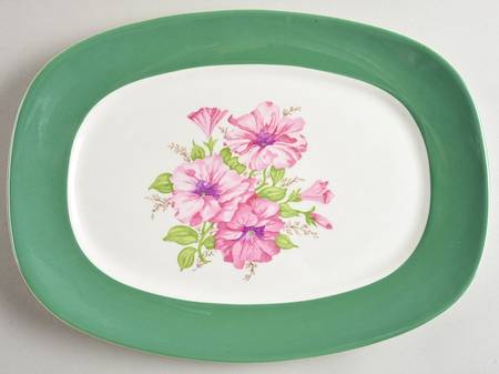 Petunia 13" Oval Serving Platter