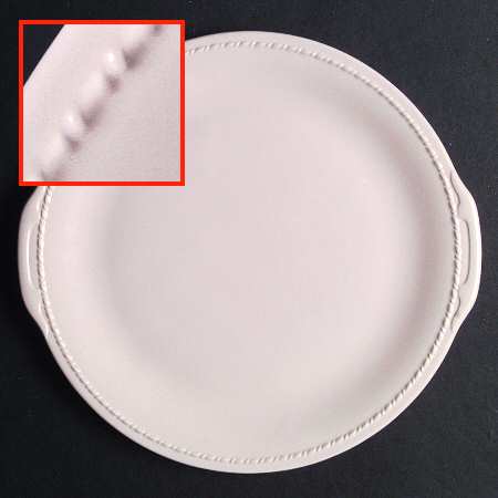 Plymouth Pink Handled Cake Plate