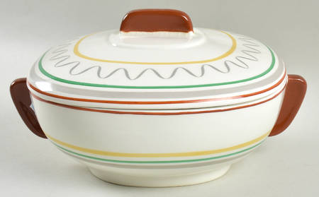 Prairie Chicken Round Covered Vegetable