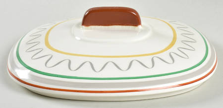 Prairie Chicken Lid for Round Vegetable