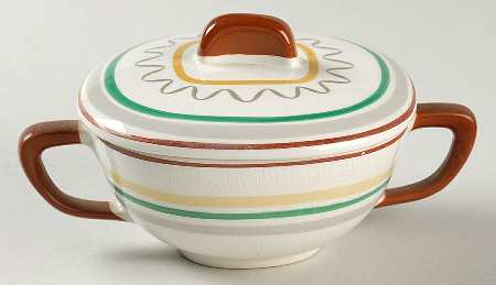 Prairie Chicken Sugar Bowl & Lid