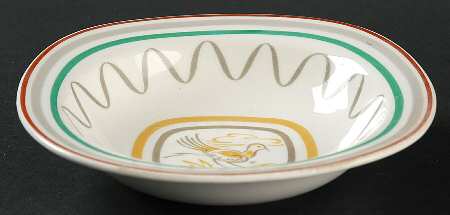 Prairie Chicken Rim Fruit/Dessert (Sauce) Bowl