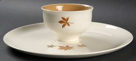 Random Leaves (2 Piece) Chip & Dip Set