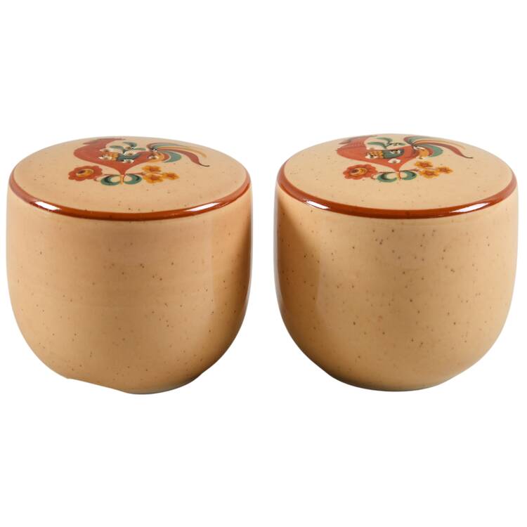 Reveille (Red Trim) Salt & Pepper Set
