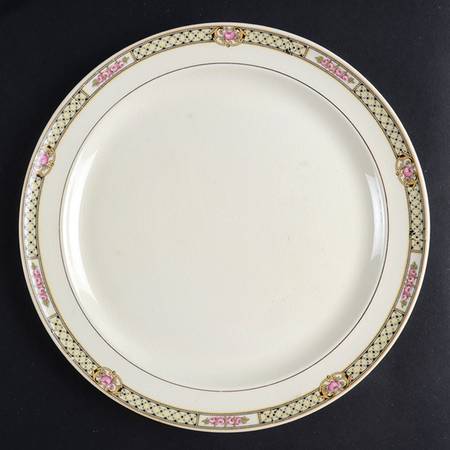 Rose Lattice Luncheon Plate