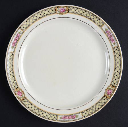 Rose Lattice Bread & Butter Plate