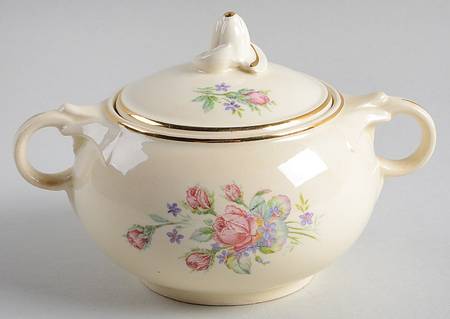 Roses Sugar Bowl & Lid