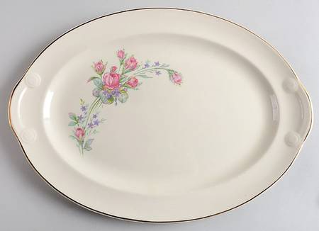 Roses 13" Oval Serving Platter