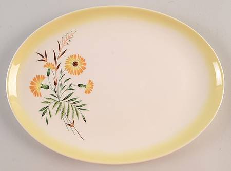 Shasta Daisy 11" Oval Serving Platter