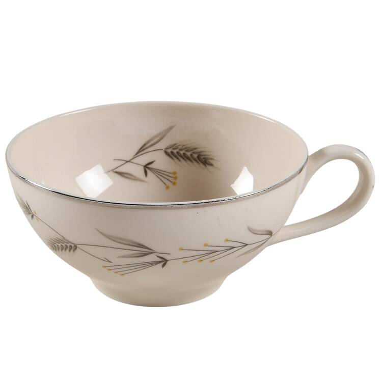 Silver Wheat Flat Cup