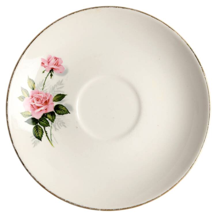 Summer Rose Gold Saucer