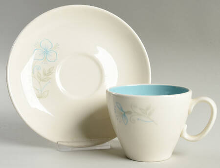 Summertime Flat Cup & Saucer Set