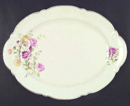 TST128 15" Oval Serving Platter