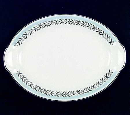 1842 12" Oval Serving Platter