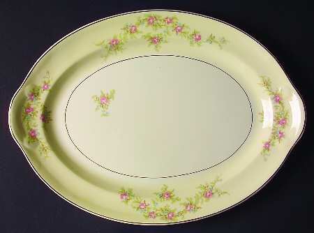 1743 13" Oval Serving Platter