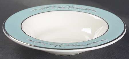 Pink Symphony Rim Fruit/Dessert (Sauce) Bowl