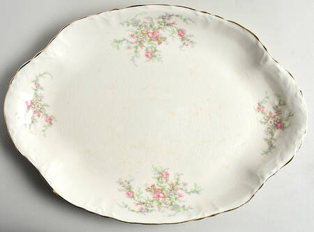 1653 15" Oval Serving Platter
