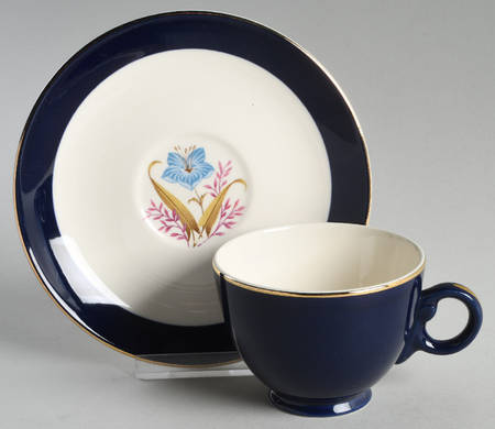 Footed Cup & Saucer Set
