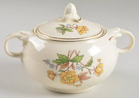 TST237 Sugar Bowl & Lid