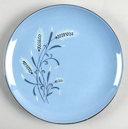 White Wheat Bread & Butter Plate